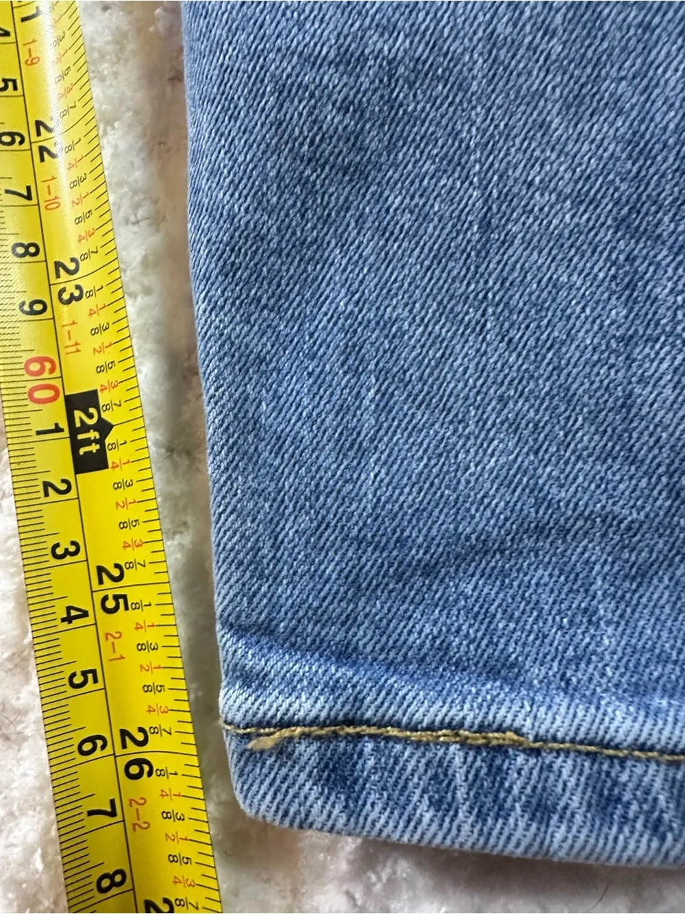 Men’s Levi’s 512 Slim Tapered Jeans 38/30 Light Wash Red Tab